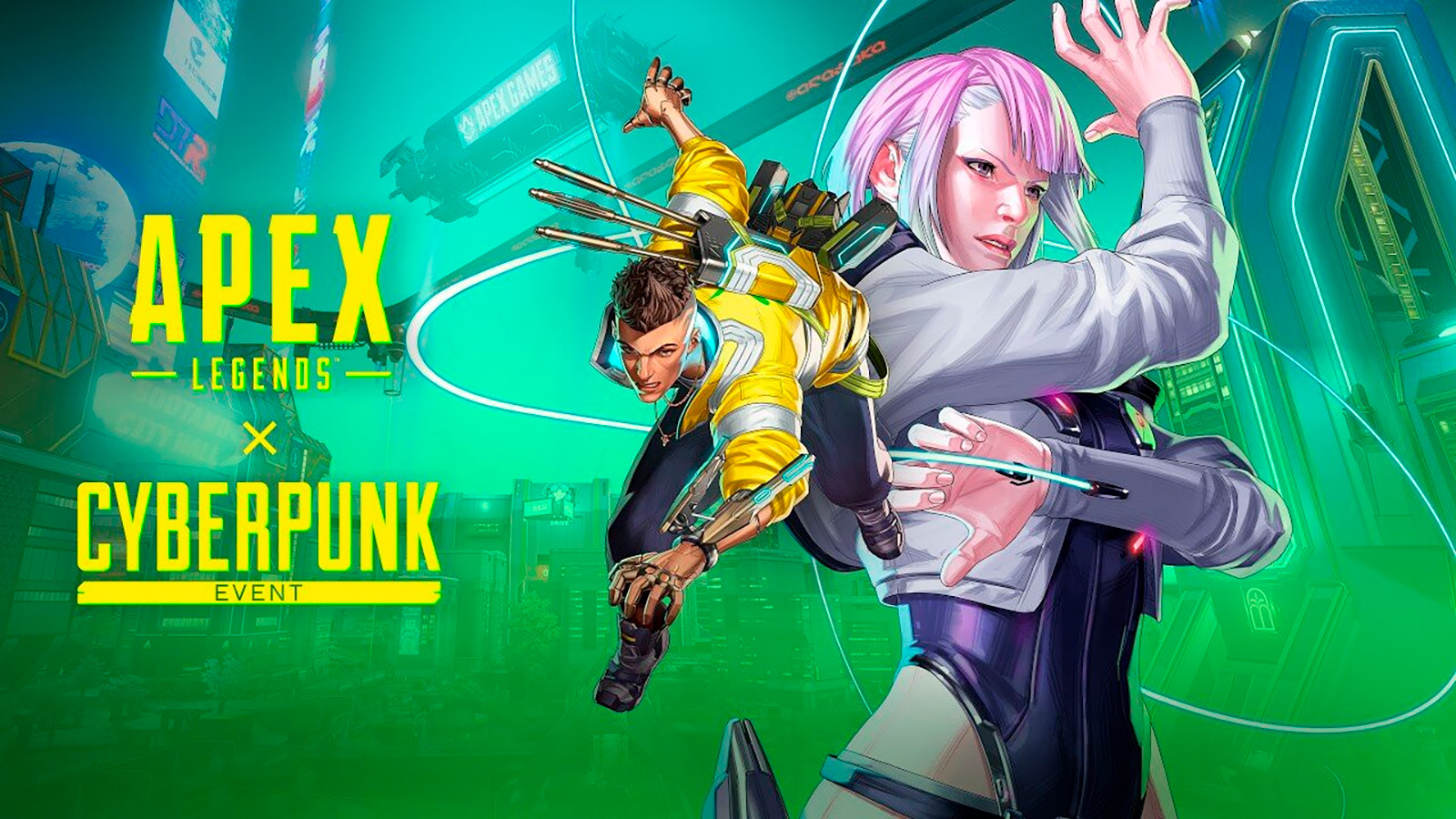 Apex Legends x Cyberpunk collab turns jugadores into cyberpsychos if they abuse nuevo implants