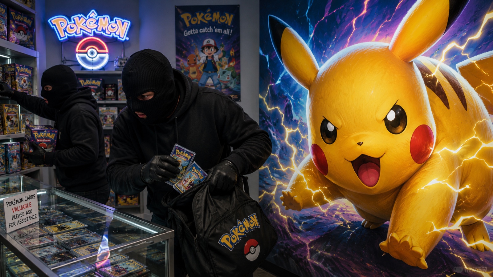 Dos ladrones admiten robo de cartas PokÃ©mon valoradas en 95 mil dÃ³lares