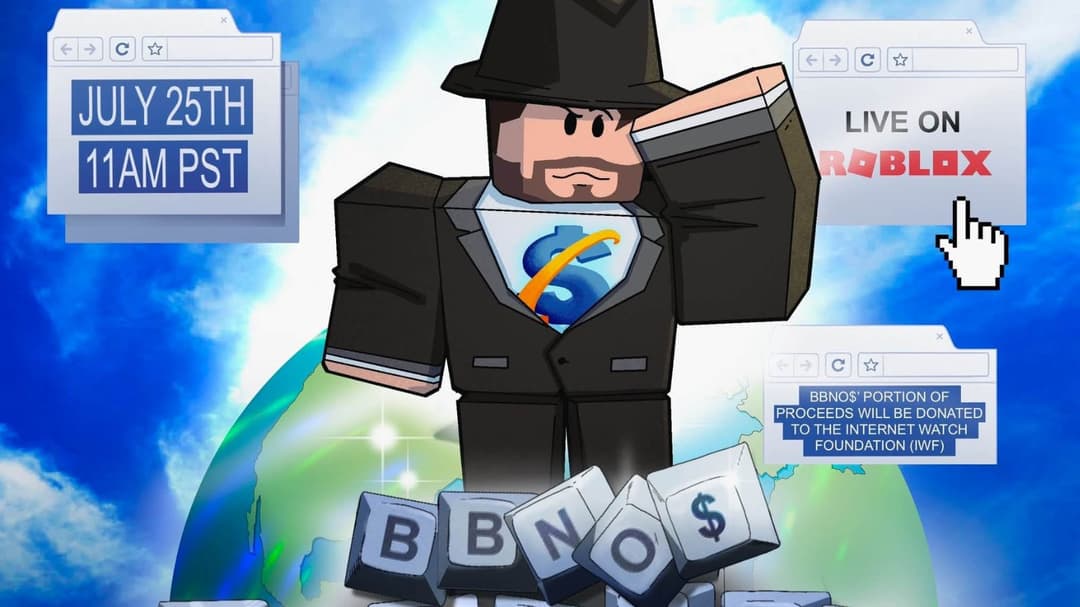 como ver bbno$ Roblox concert