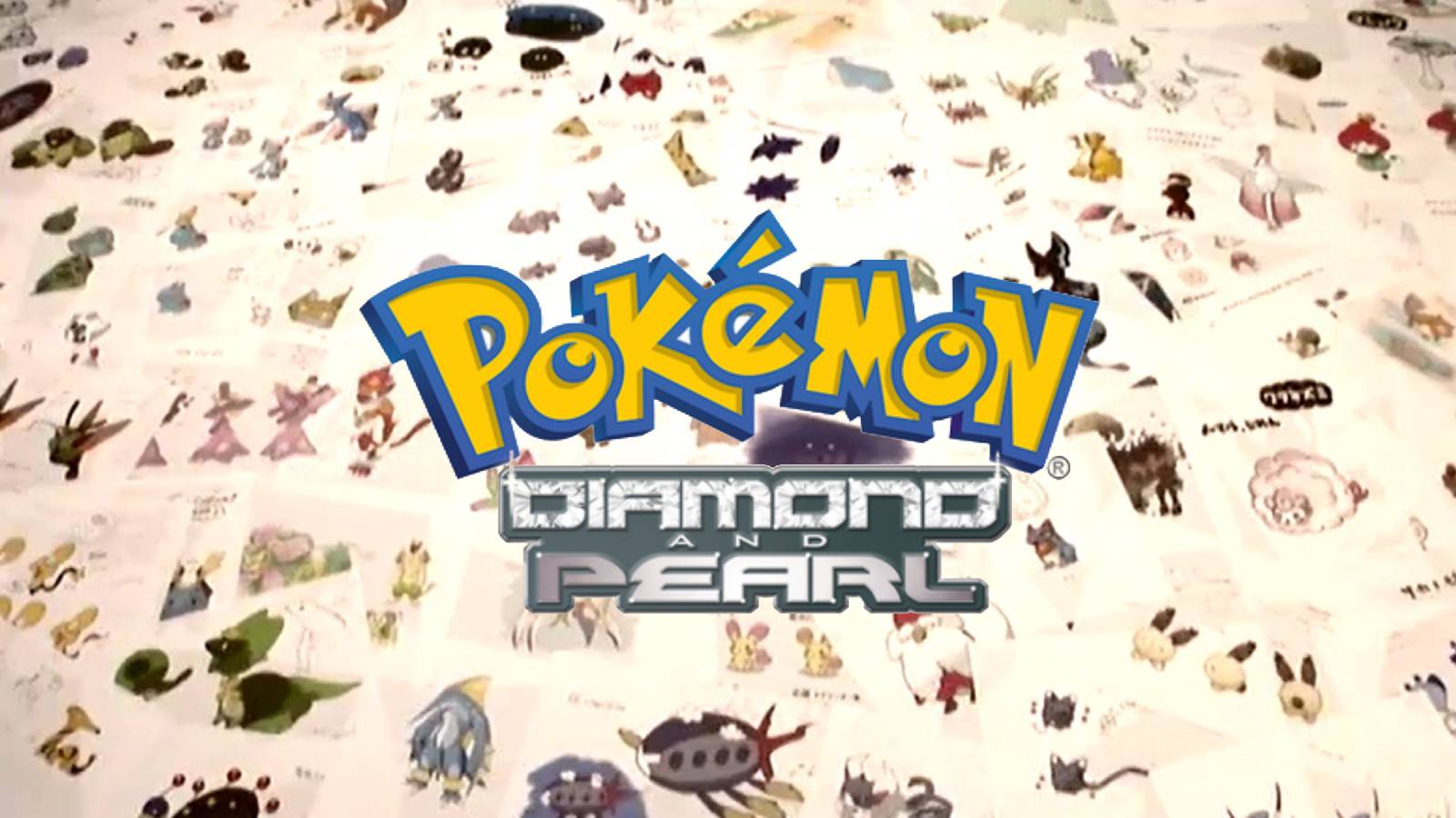 Documental perdido de Pokémon revela más de 100 diseños descartados de Diamante y Perla