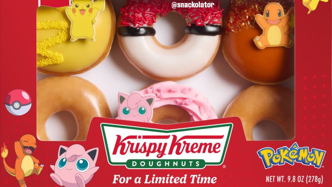 Krispy Kreme lanza donas de Pokémon en tiendas de comestibles