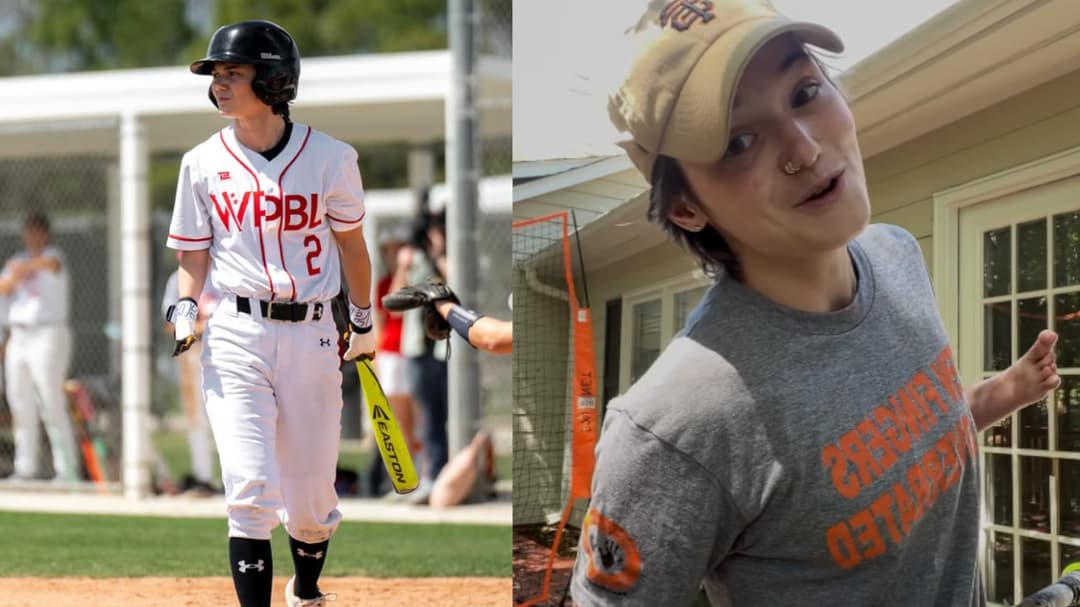 Mujer sin mano derecha se une a la liga profesional de béisbol