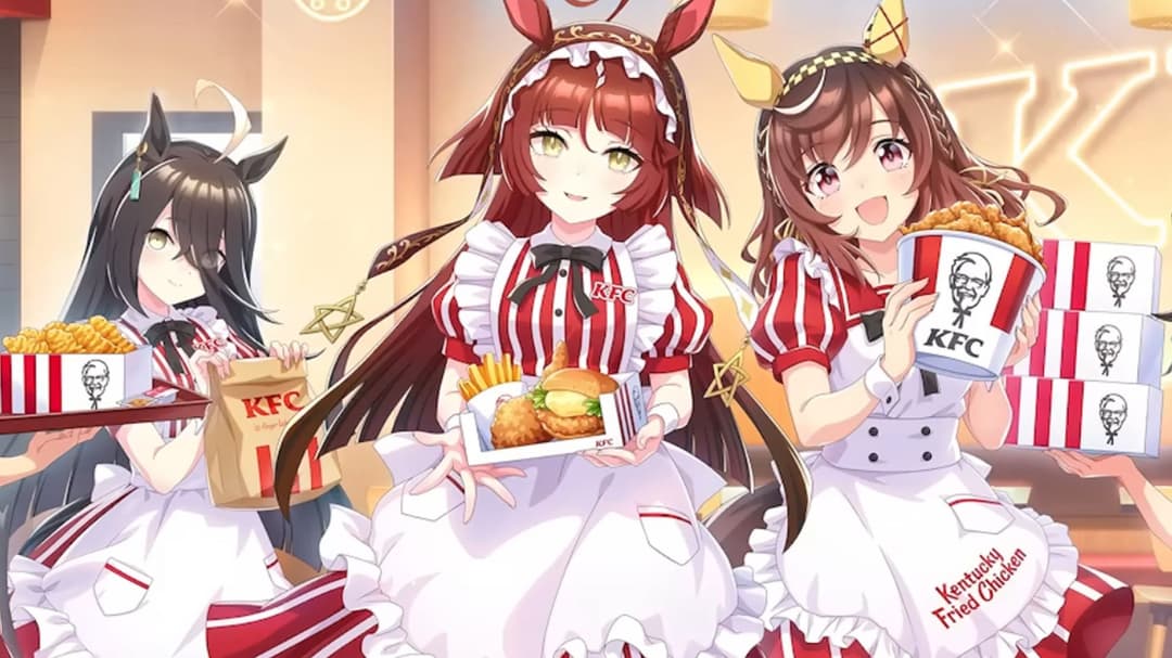 KFC lanza colaboración con Umamusume con menú inspirado en anime