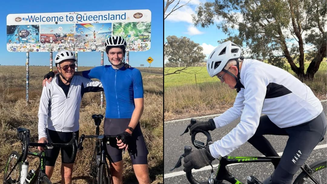Ciclista de 82 años muere un día después de completar su recorrido en bicicleta a través de Australia para recaudar fondos