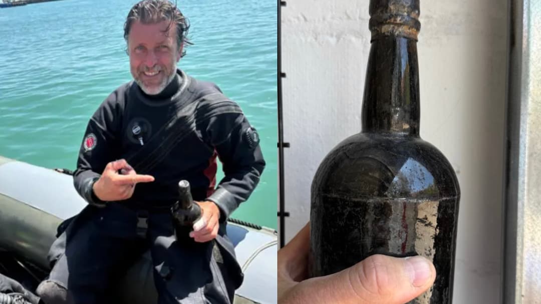 Hallan botella de Guinness de 162 años en un naufragio que podría revelar la receta original