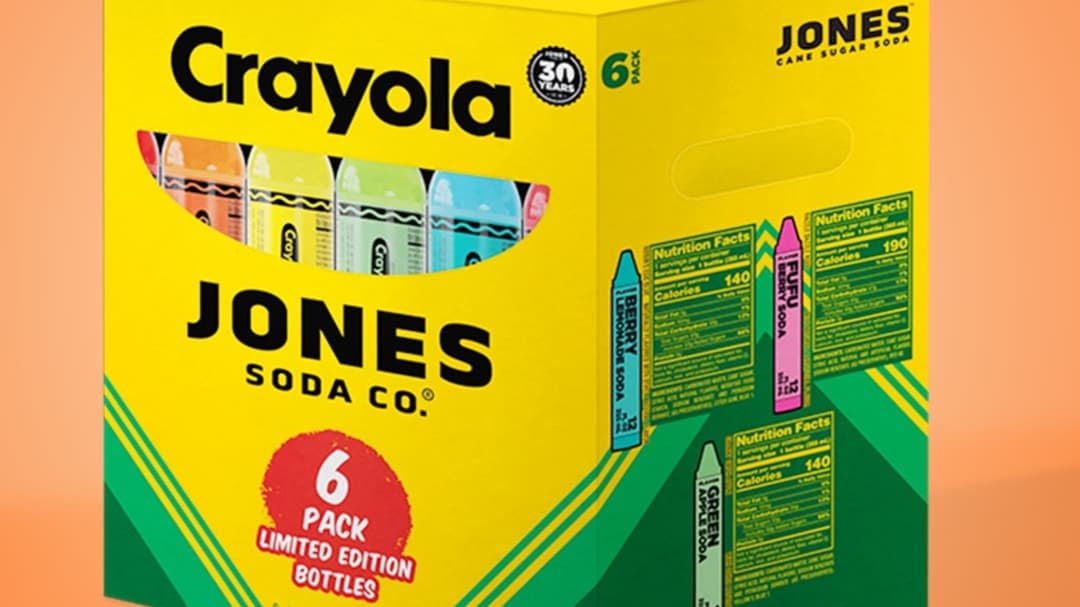 Nuevo tema para seguir en Entretenimiento: Jones / Soda / Crayola aparece entre lo más reciente