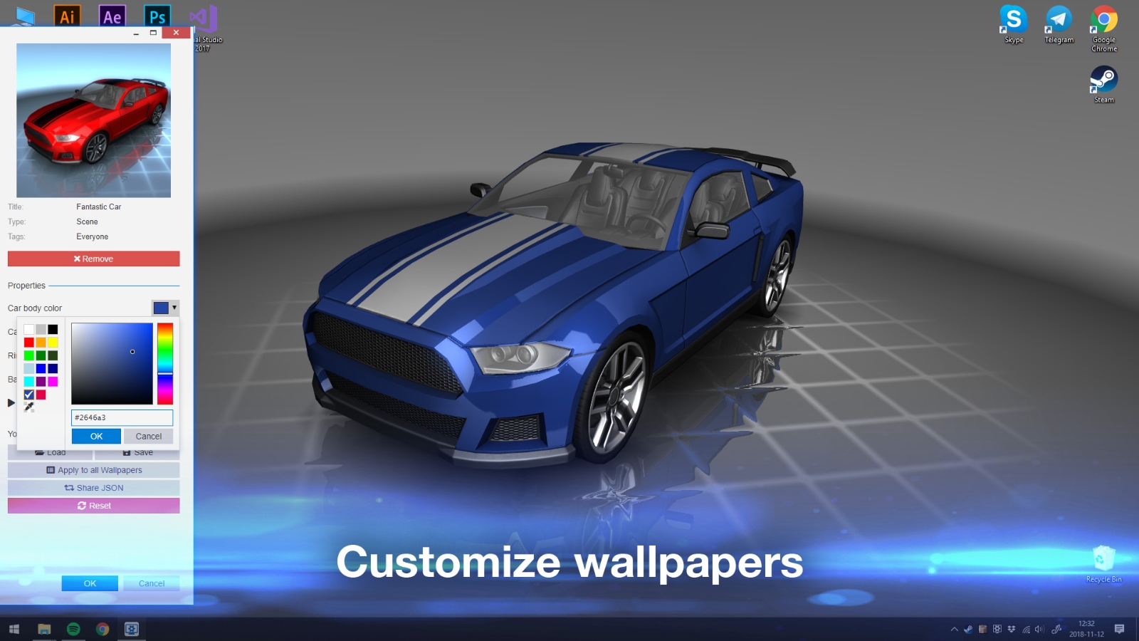 Tema clave para jugadores: Steam / Wallpaper / Engine